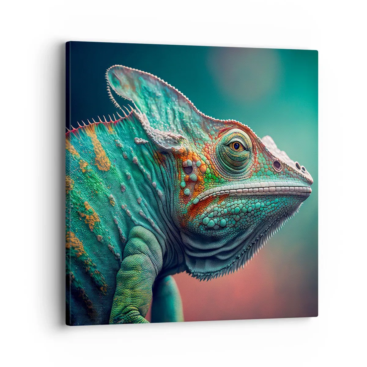 Canvastavla - Bild på duk - Ser du mig? Inte bra… - 40x40 cm