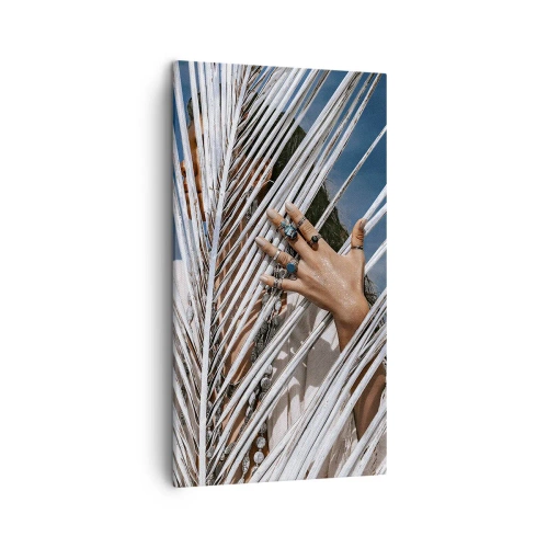 Canvastavla - Bild på duk - Schamanens flickvän? - 45x80 cm