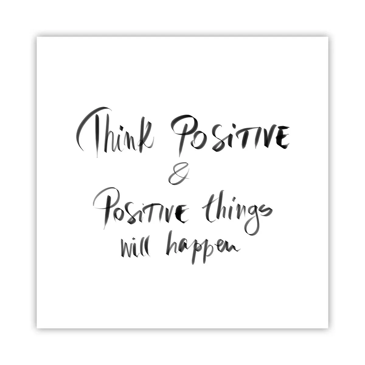 Affisch - Hur ska man leva? - 40x40 cm