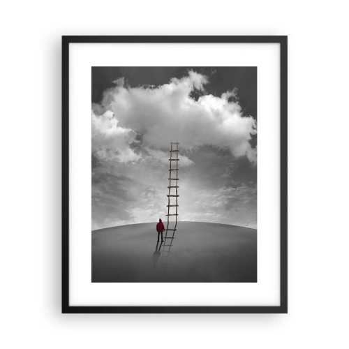 Affisch i svart ram - Allt är möjligt - 40x50 cm