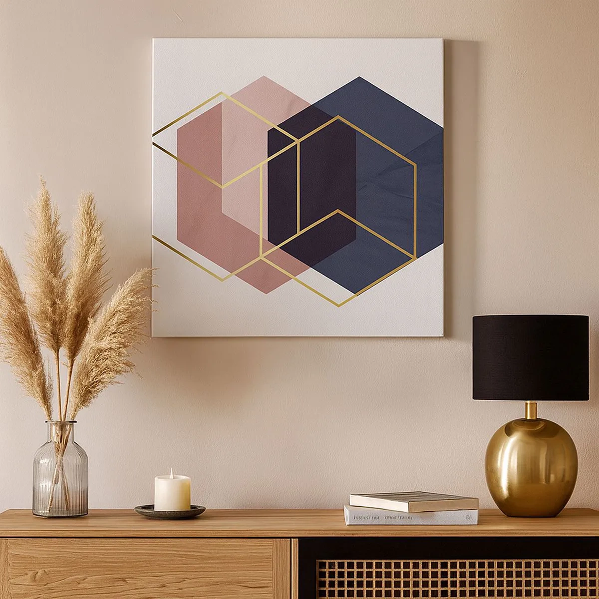 Canvastavla - Bild på duk - Enkelhetens styrka - 30x30 cm