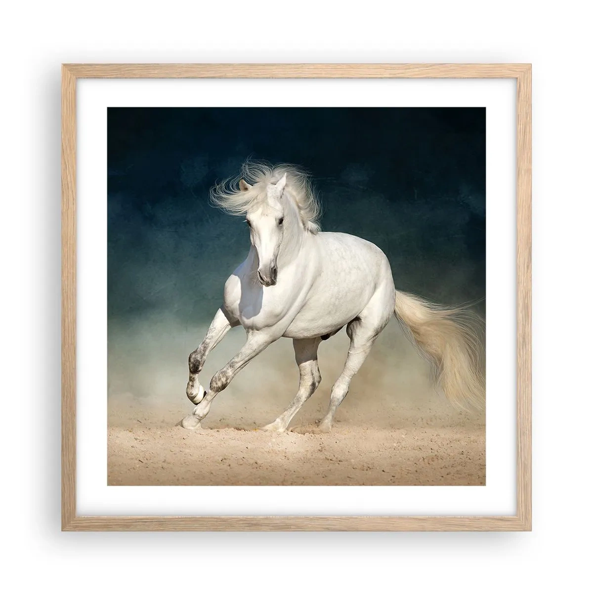 Affisch i ram av ljusek - Frihet i ett rent tillstånd - 50x50 cm