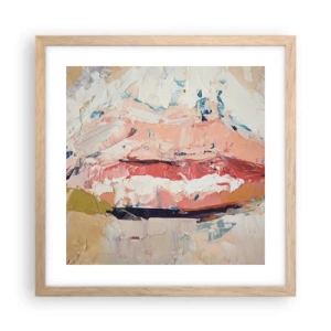 Affisch i ram av ljusek - Väcker sinnen - 40x40 cm