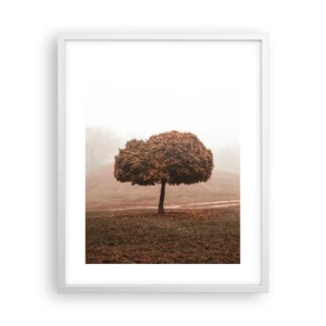 Affisch i vit ram - Efter en hektisk sommar - 40x50 cm