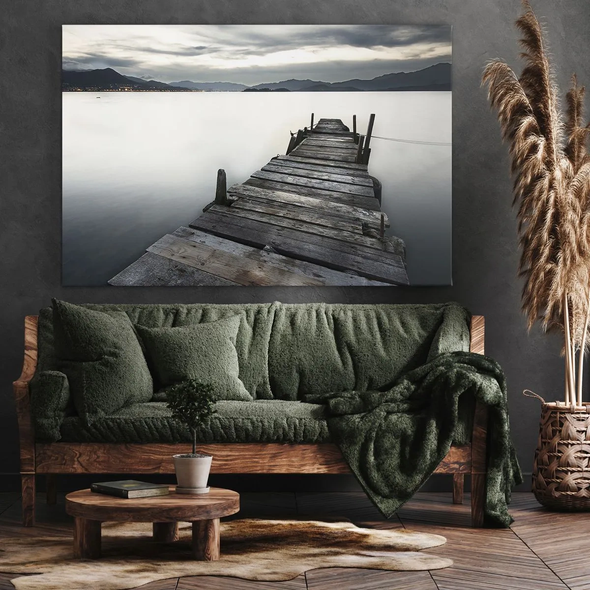 Canvastavla - Bild på duk - Doppa sig i lugnet - 120x80 cm