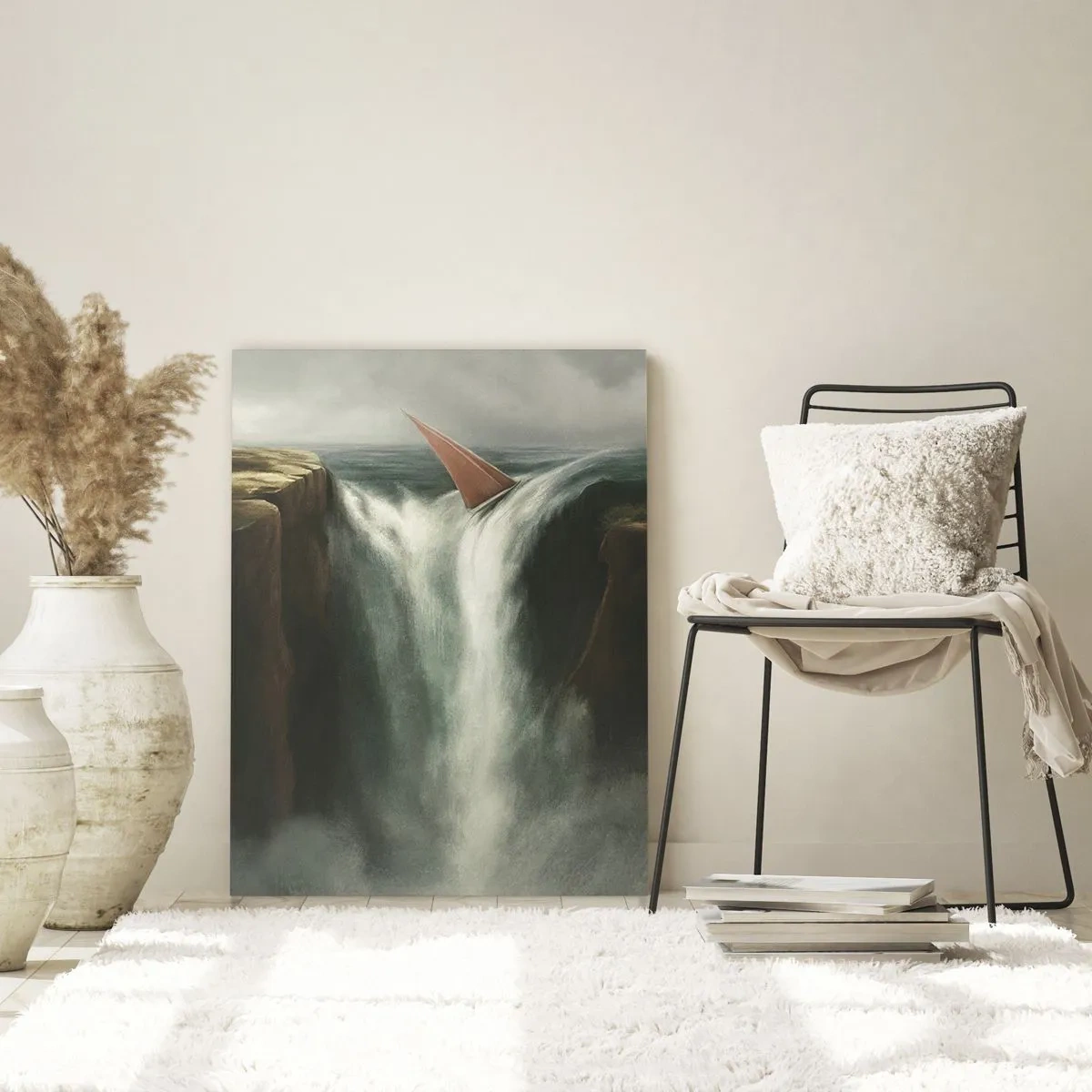 Glastavla - Bild på glas - Livets varning - 70x100 cm