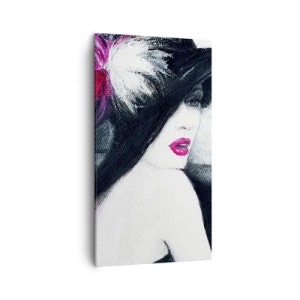 Canvastavla - Bild på duk - Alltid hemlighet - 45x80 cm