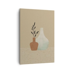 Canvastavla - Bild på duk - Vas och dess idé - 70x100 cm