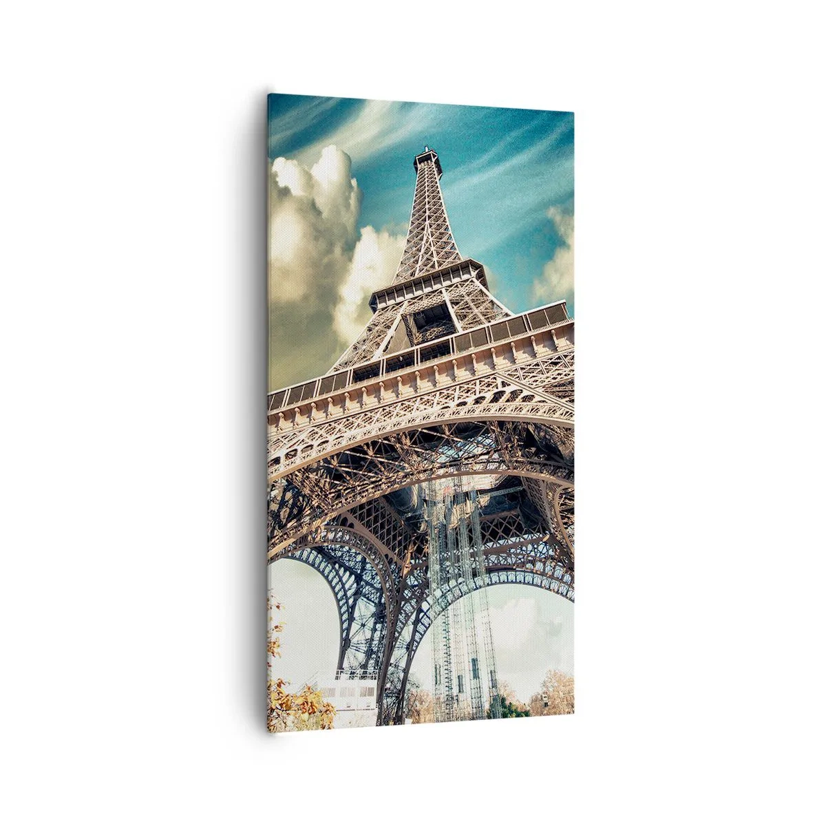 Canvastavla - Bild på duk - Och på hösten i Paris... - 65x120 cm