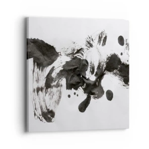 Canvastavla - Bild på duk - En metod i galenskap? - 40x40 cm