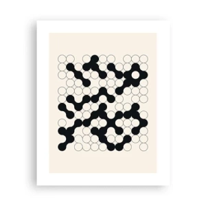 Affisch - Kinesiskt spel - variation - 40x50 cm