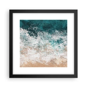 Affisch i svart ram - Berättelser från havet - 30x30 cm