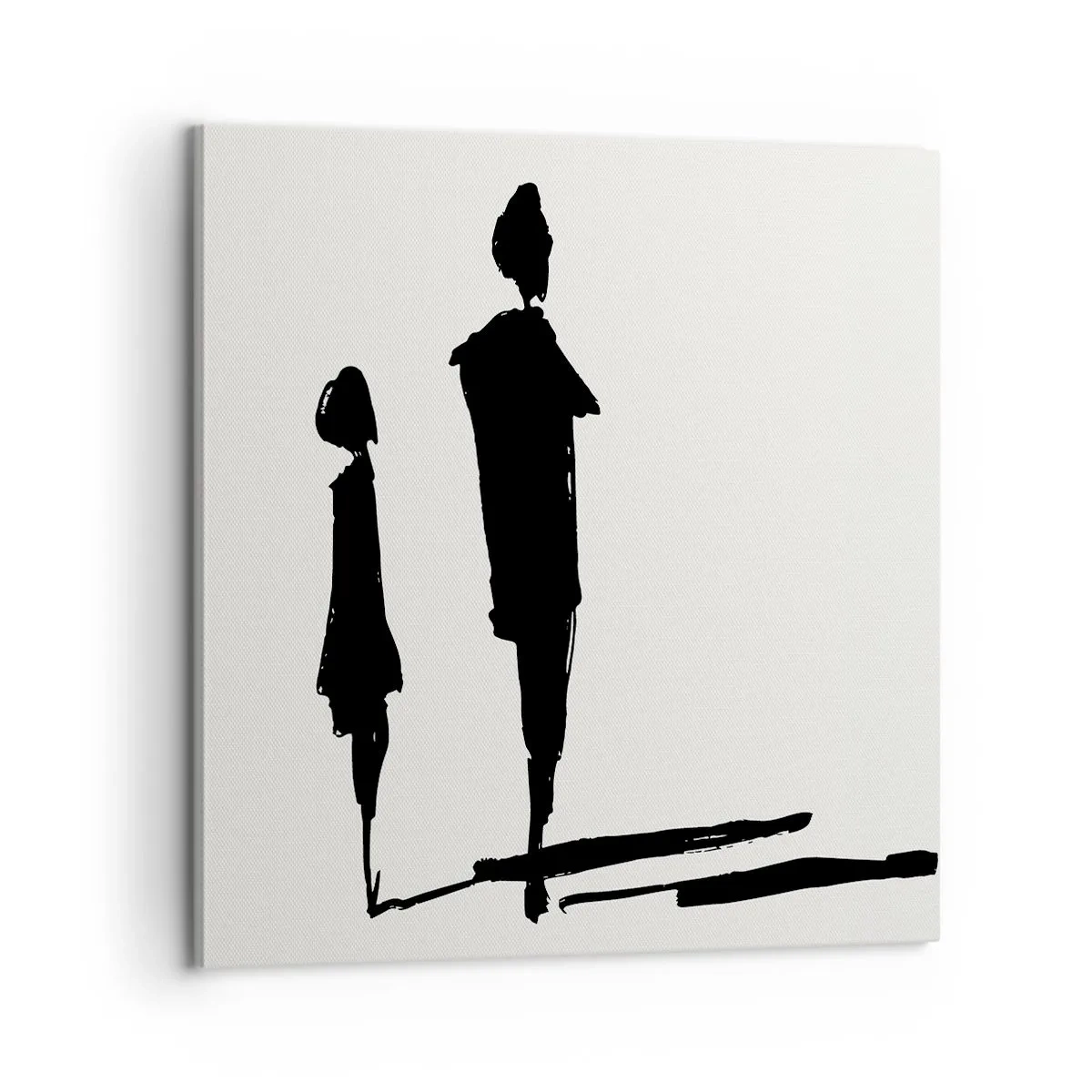 Canvastavla - Bild på duk - Säkert tillsammans? - 60x60 cm