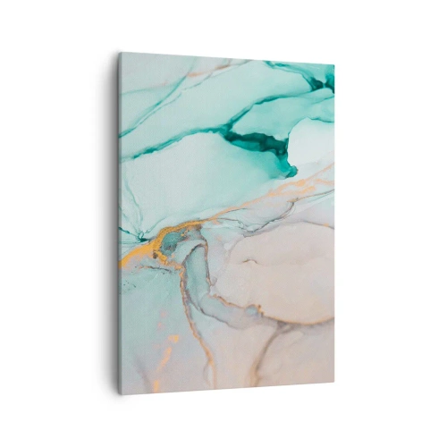 Canvastavla - Bild på duk - Formernas och färgernas dans - 50x70 cm