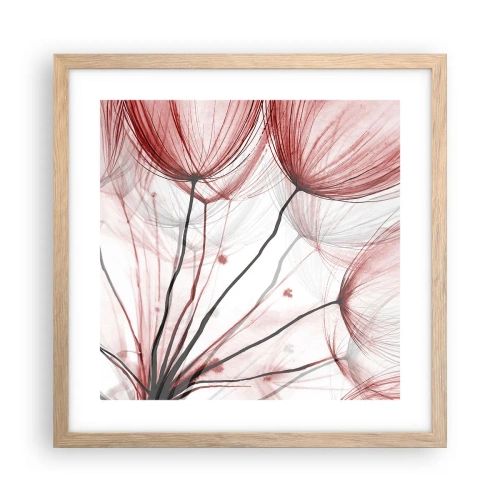 Affisch i ram av ljusek - Före avresan - 40x40 cm