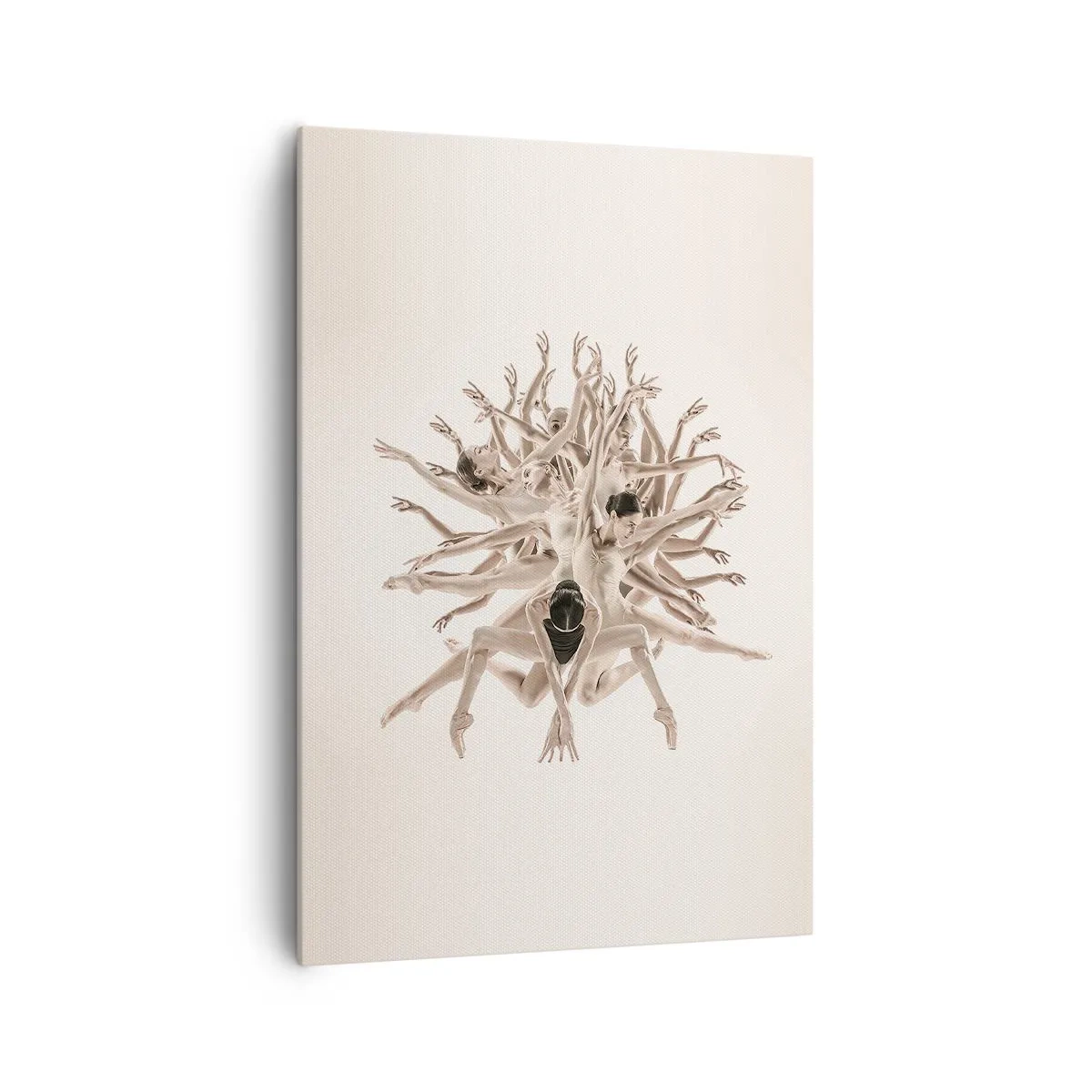 Canvastavla - Bild på duk - Blommar i dansen - 70x100 cm