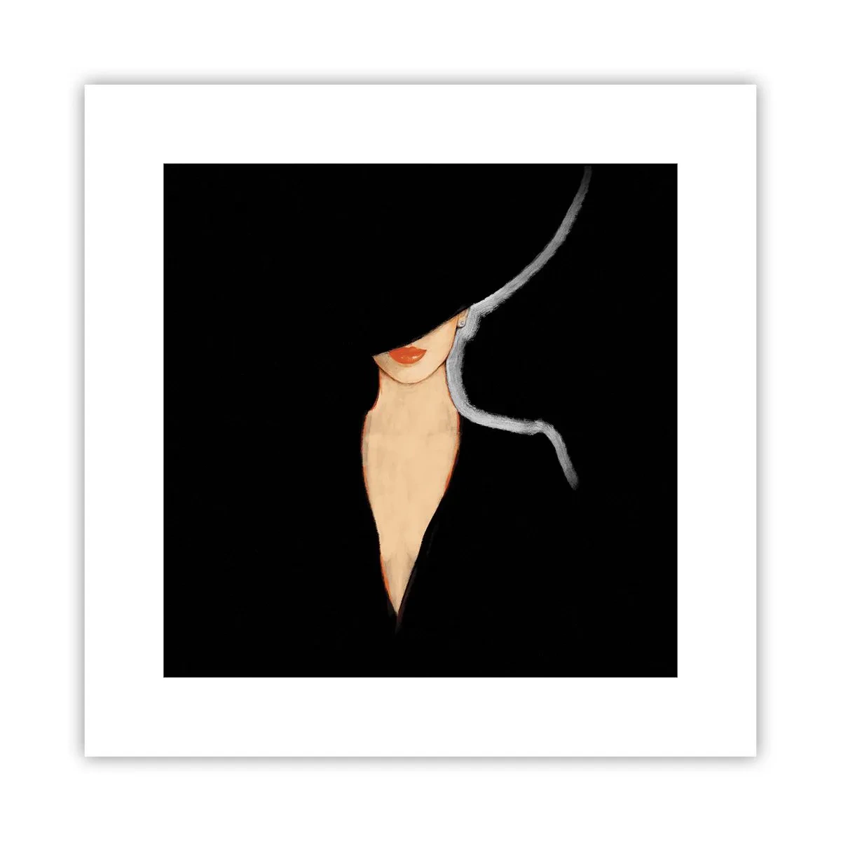 Affisch - Elegans och stil - 30x30 cm