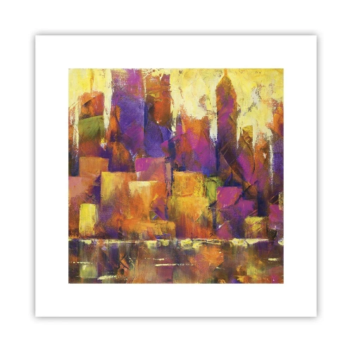 Affisch - Metropolis komposition - 30x30 cm