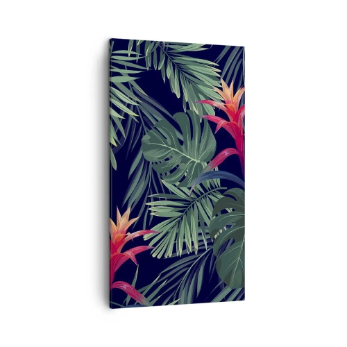 Canvastavla - Bild på duk - Brinna i grönskan - 45x80 cm