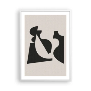 Affisch i vit ram - För självmontering - 50x70 cm
