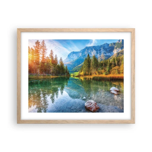 Affisch i ram av ljusek - Höstens mildhet - 50x40 cm