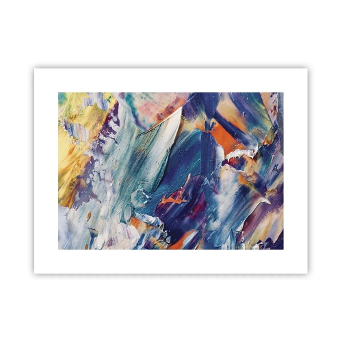 Affisch - Färgkaos - 40x30 cm