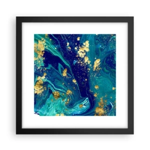 Affisch i svart ram - Solflingor  - 30x30 cm