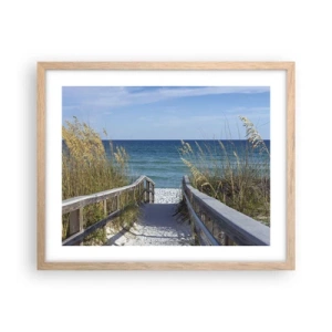 Affisch i ram av ljusek - I solen, i vinden - 50x40 cm