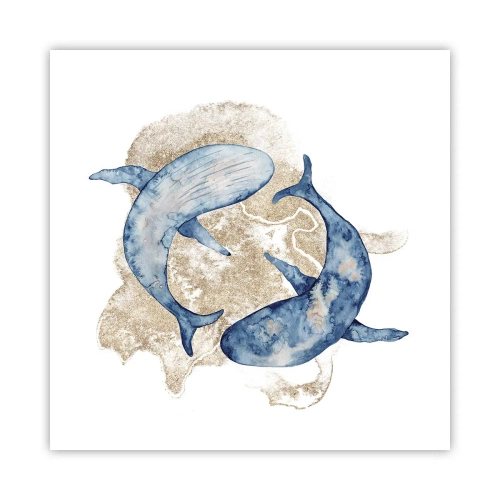 Affisch - Vänskap eller kärlek? - 50x50 cm