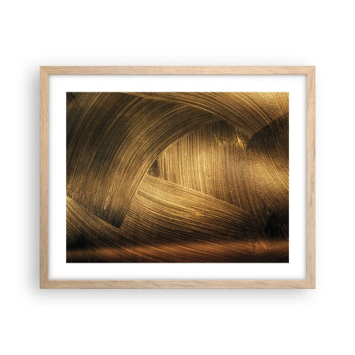 Affisch i ram av ljusek - I gyllene labyrint - 50x40 cm