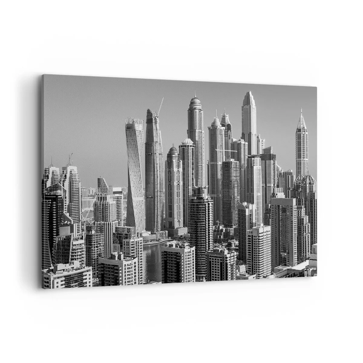 Canvastavla - Bild på duk - Stad över öknen - 100x70 cm