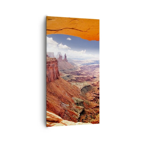 Canvastavla - Bild på duk - Skapat av naturen - 65x120 cm