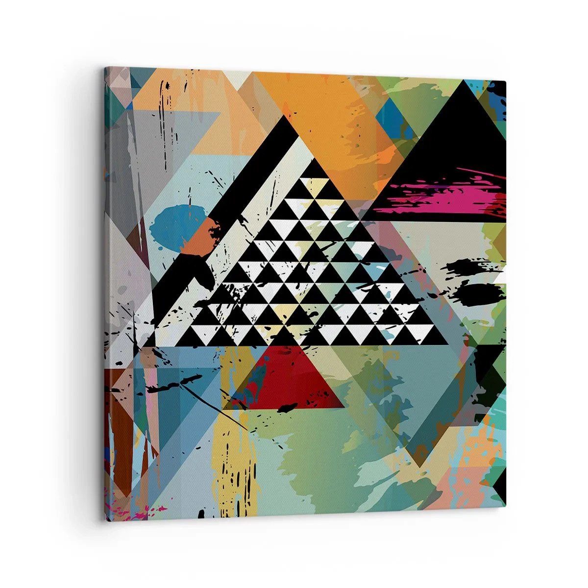 Canvastavla - Bild på duk - Det är så enkelt - 60x60 cm