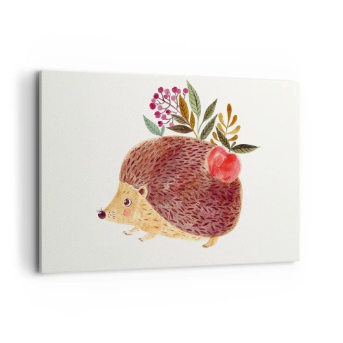 Canvastavla - Bild på duk - Och du gillar mig redan - 120x80 cm