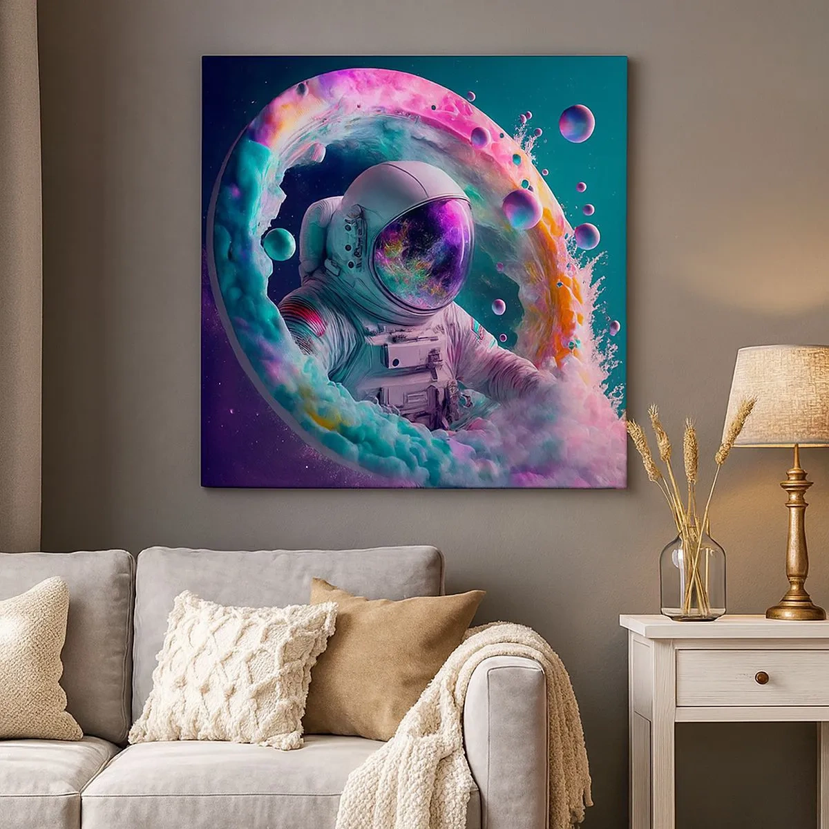 Canvastavla - Bild på duk - Stjärnport - 30x30 cm