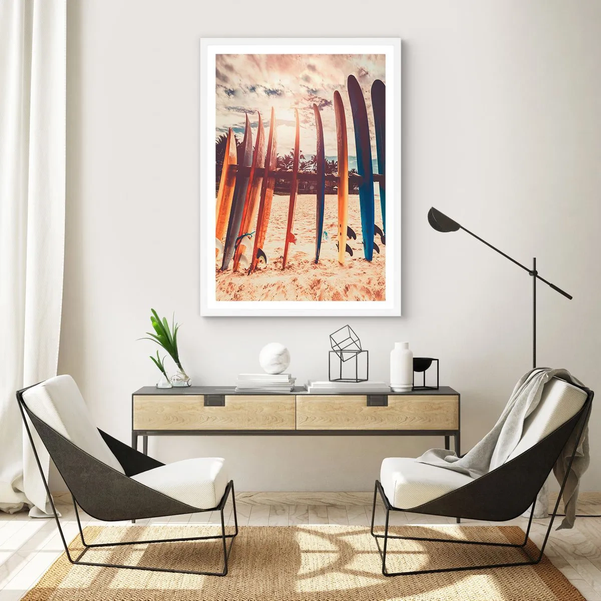 Affisch i vit ram - God natt, vi ses imorgon - 70x100 cm