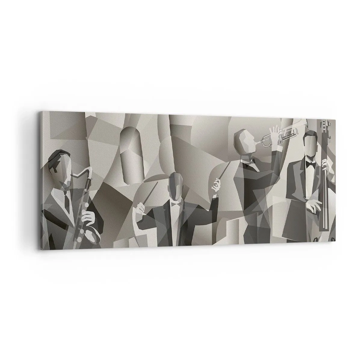 Canvastavla - Bild på duk - I ljudrummet - 100x40 cm