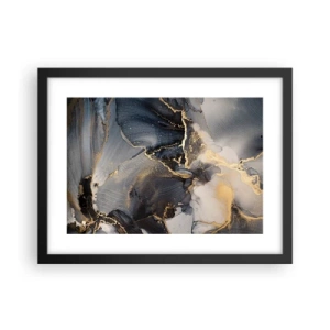 Affisch i svart ram - En stens liv - 40x30 cm