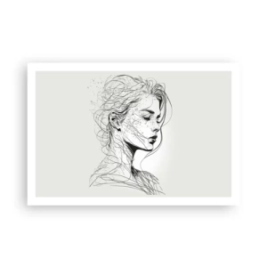 Affisch - Porträtt i drömmar - 91x61 cm