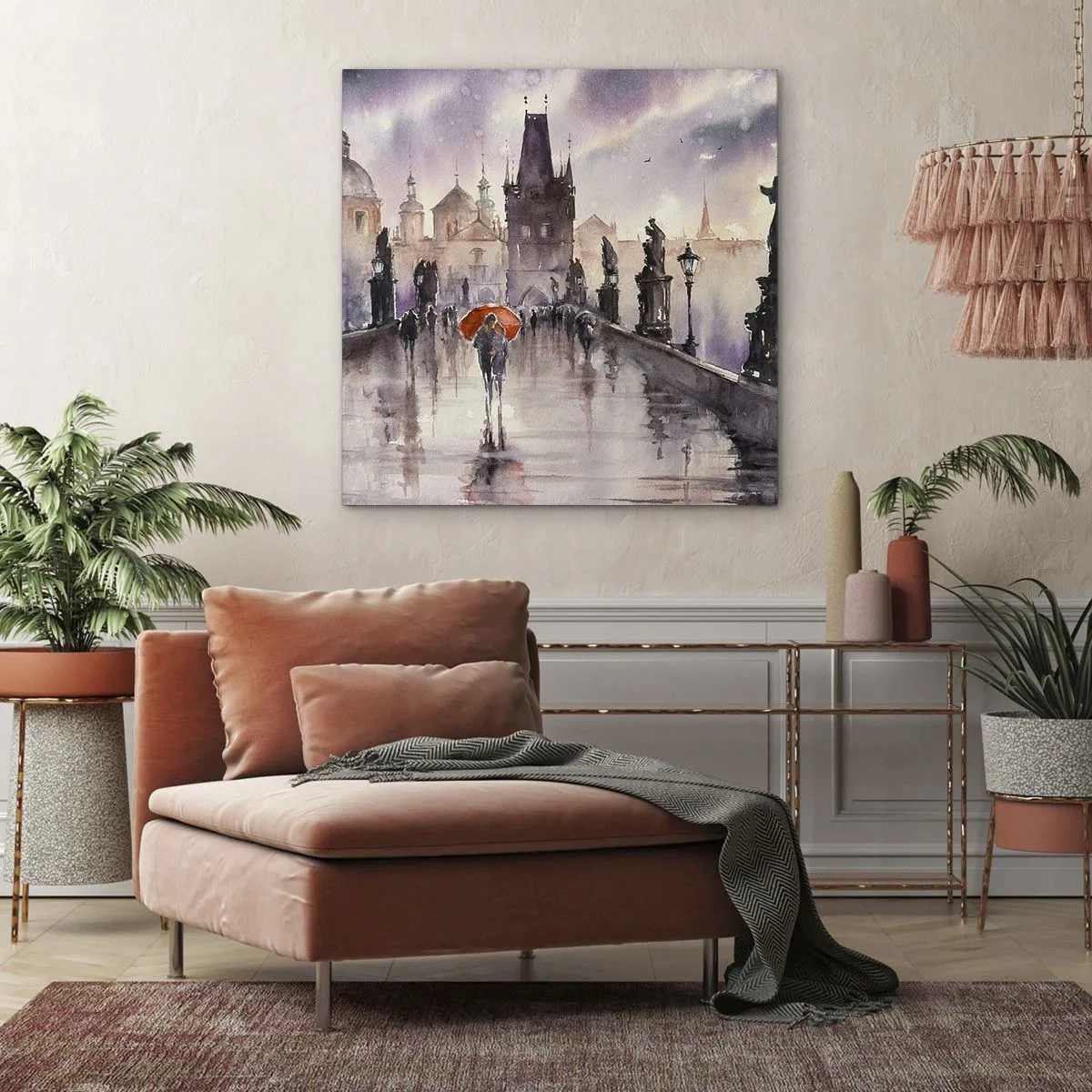 Canvastavla - Bild på duk - Människor förändras inte - 60x60 cm