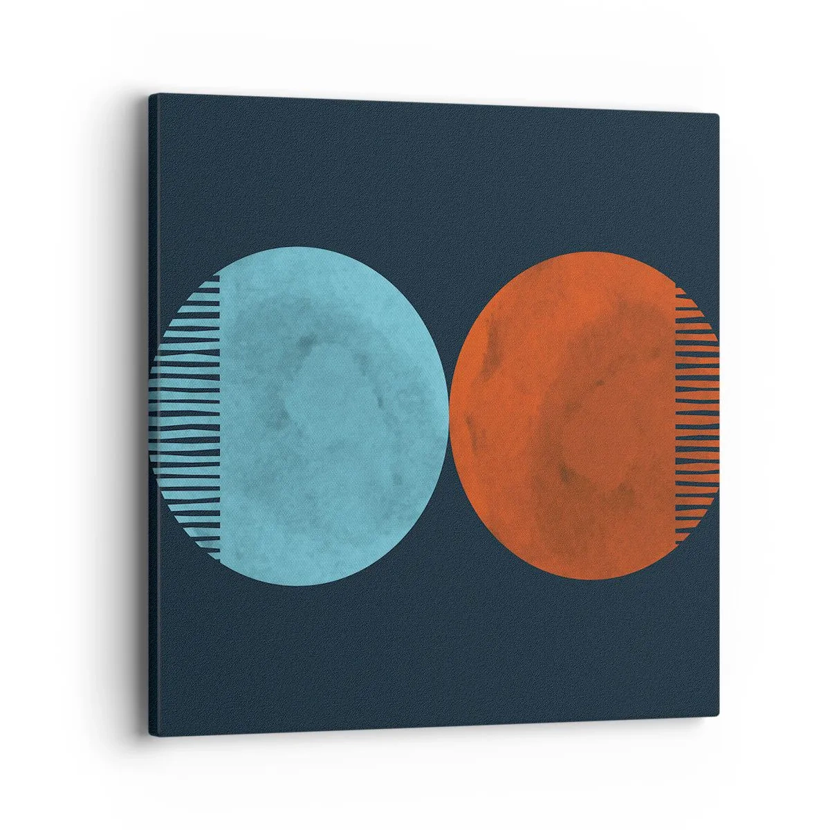 Canvastavla - Bild på duk - Endast geometri? - 40x40 cm