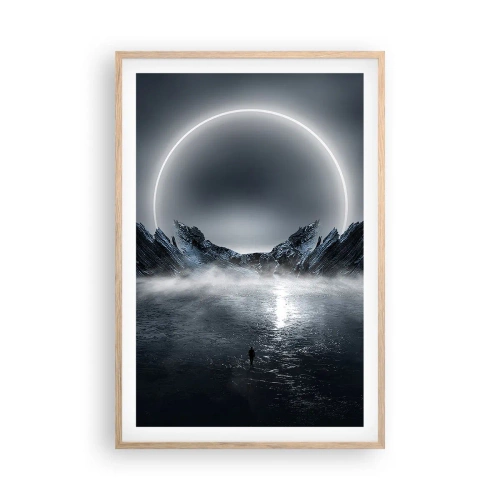 Affisch i ram av ljusek - En berättelses final - 61x91 cm