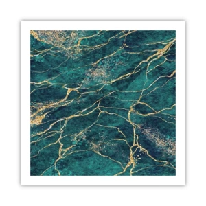 Affisch - Guldåder - 60x60 cm