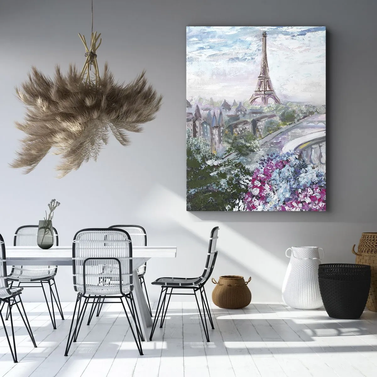 Canvastavla - Bild på duk - Här är vackrast i maj - 50x70 cm