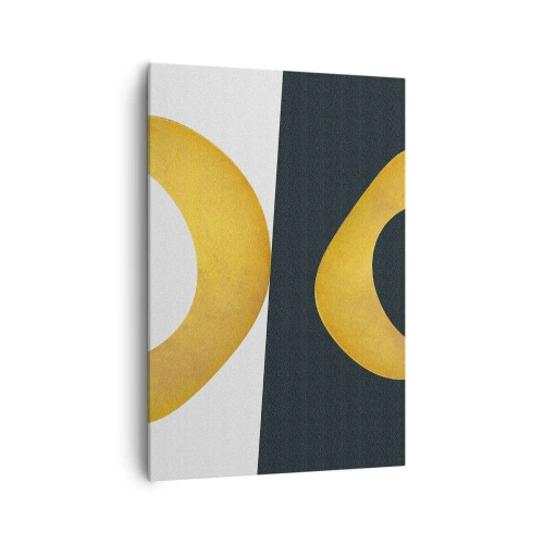 Canvastavla - Bild på duk - Öfr det första: guld - 70x100 cm