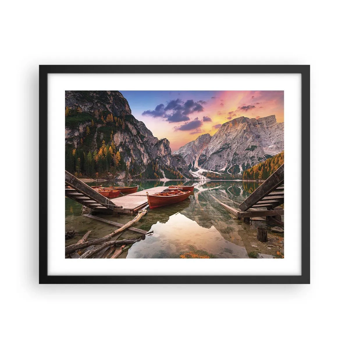 Affisch i svart ram - Dagens löfte - 50x40 cm