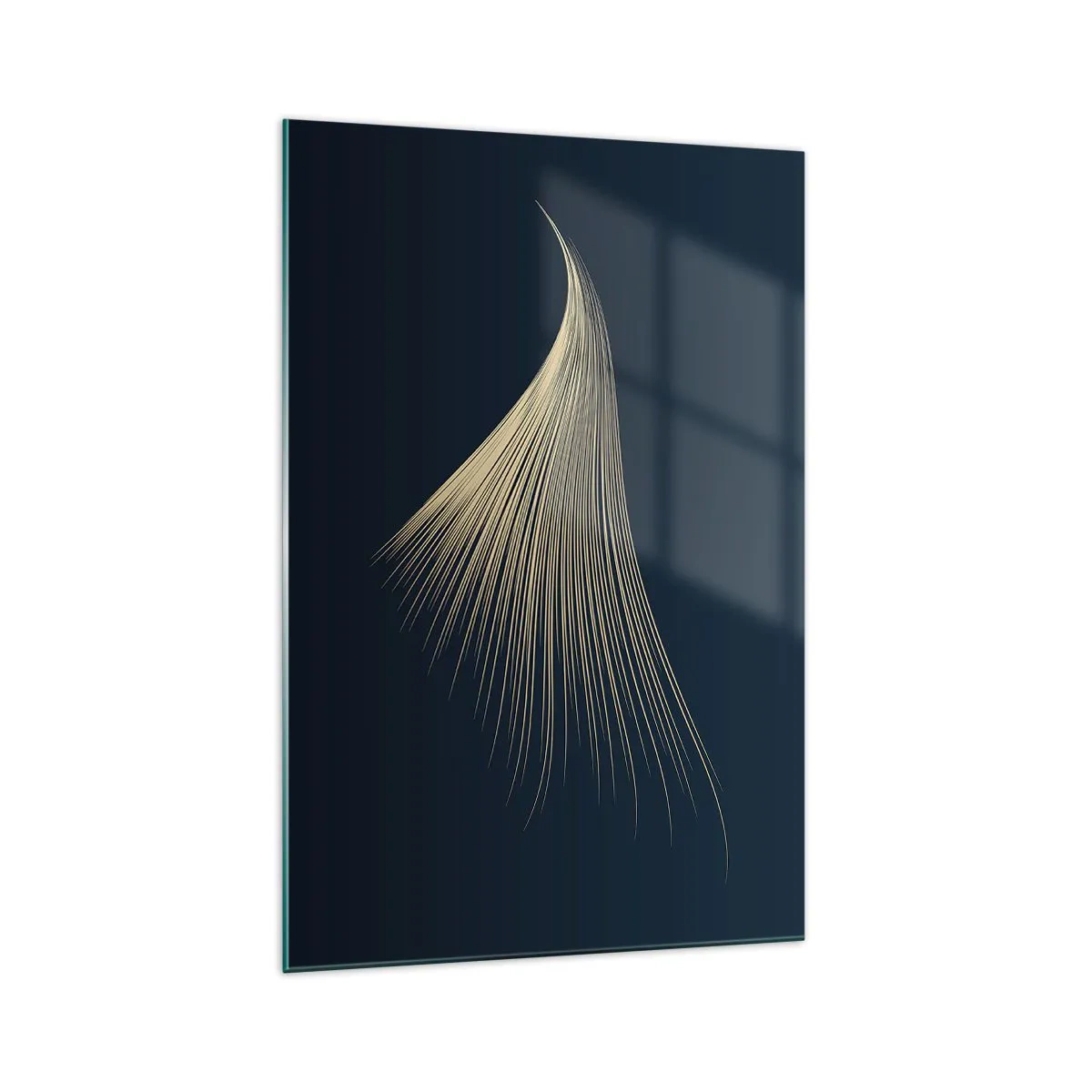 Glastavla - Bild på glas - Som en ängels hårstrå - 70x100 cm