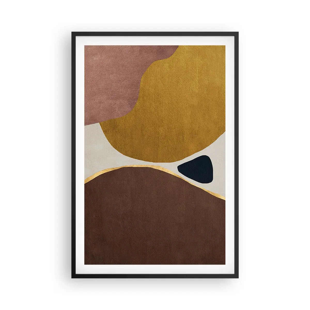 Affisch i svart ram - Abstraktion - en plats i rymden - 61x91 cm