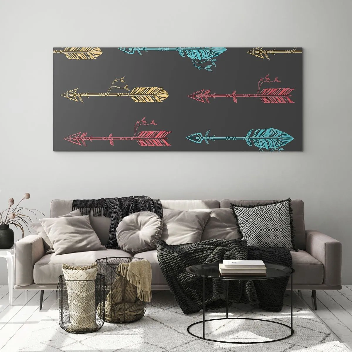 Glastavla - Bild på glas - I ordning - 100x40 cm