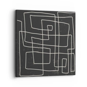 Canvastavla - Bild på duk - Inte så enkelt - 40x40 cm